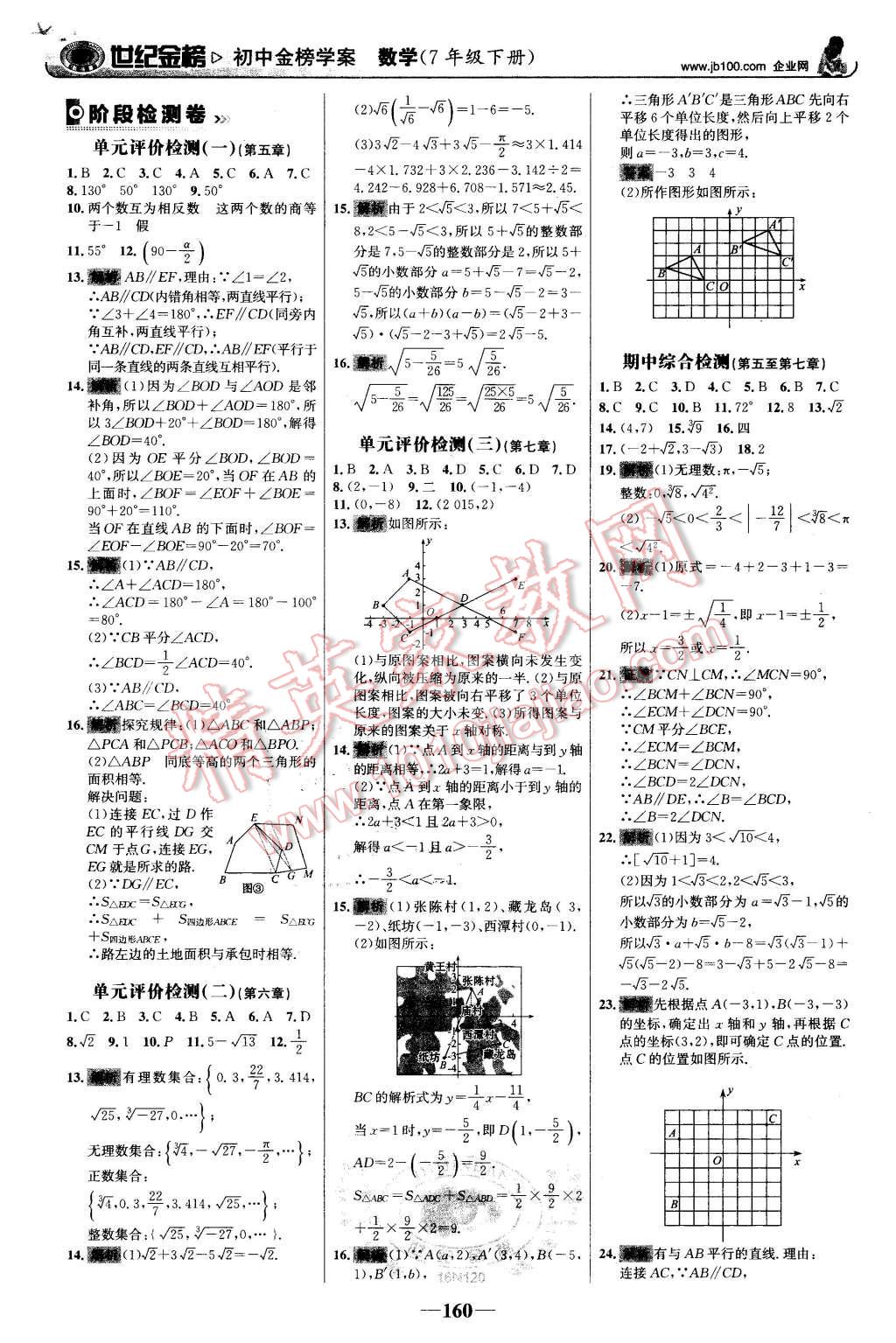 2016年世紀金榜金榜學案七年級數(shù)學下冊人教版 第21頁