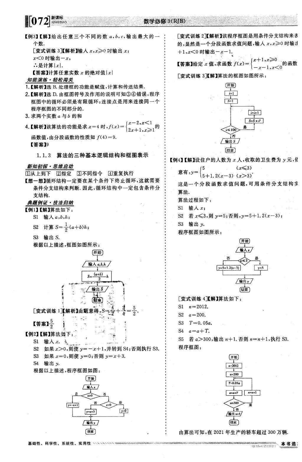 2015年高中同步學(xué)習(xí)講義優(yōu)化方案數(shù)學(xué)必修3 參考答案第18頁(yè)