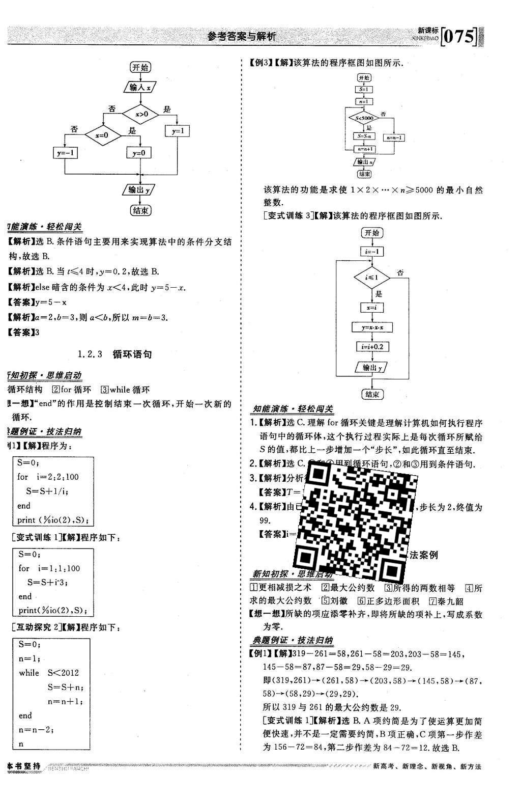 2015年高中同步學(xué)習(xí)講義優(yōu)化方案數(shù)學(xué)必修3 參考答案第21頁(yè)