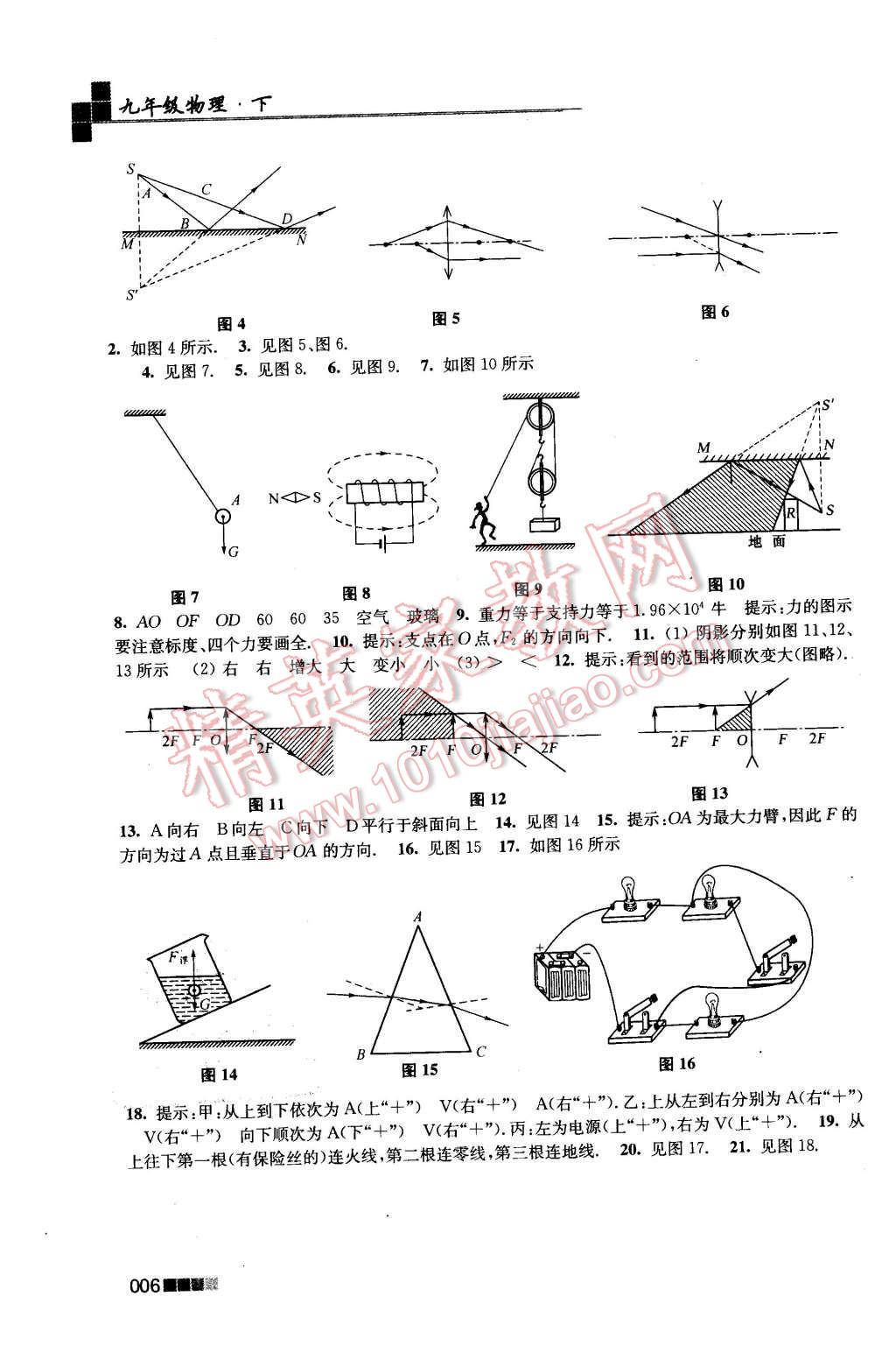 2016年新编金3练九年级物理下册江苏版 第6页