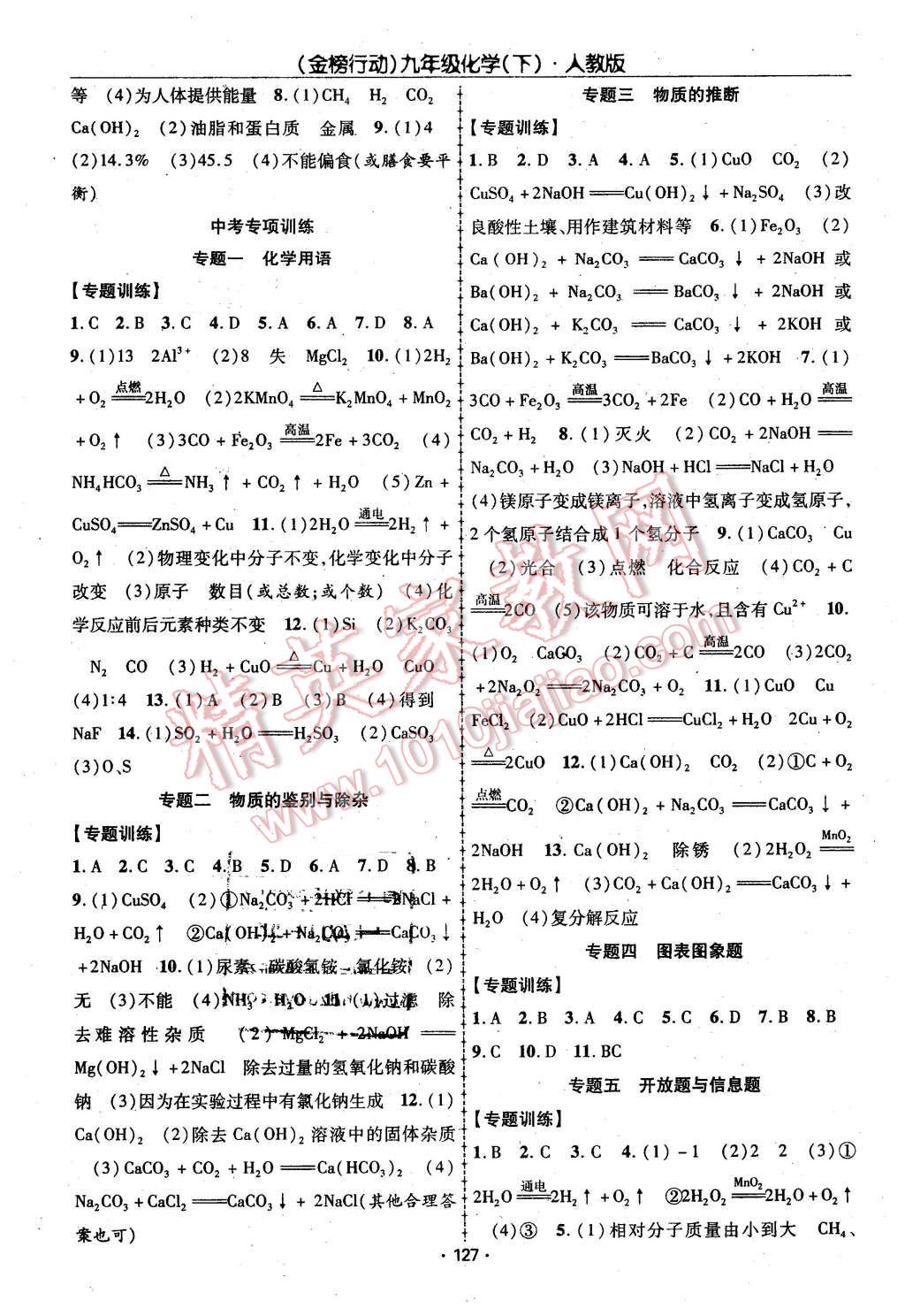 2016年金榜行動課時導(dǎo)學(xué)案九年級化學(xué)下冊人教版 第11頁