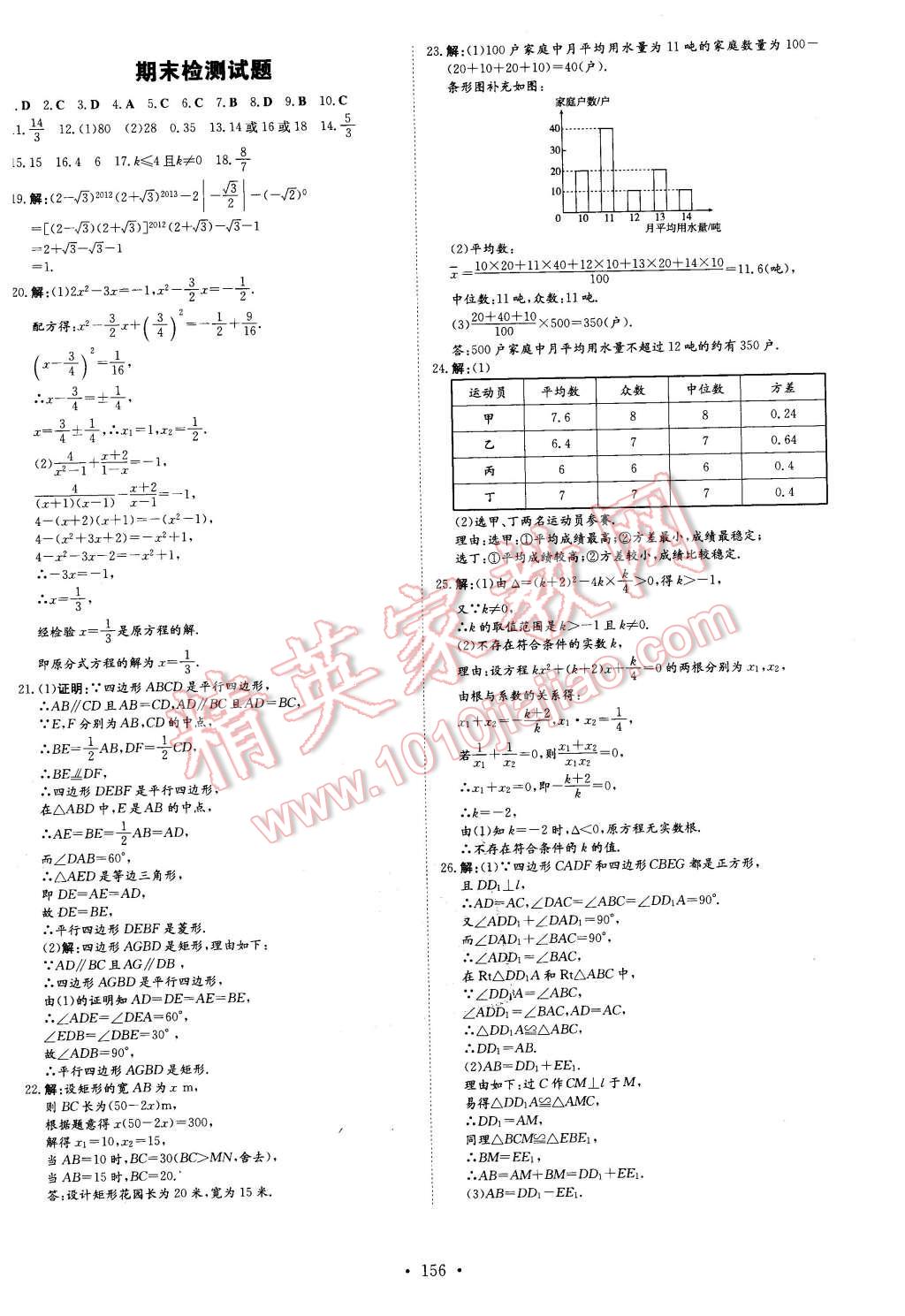 2016年初中同步学习导与练导学探究案八年级数学下册沪科版 第28页