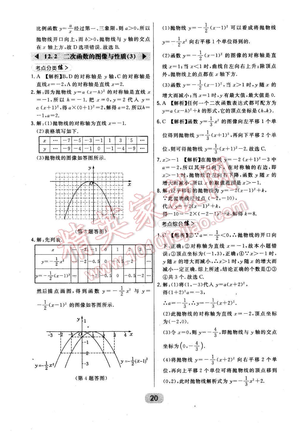 2016年北大綠卡九年級數(shù)學(xué)下冊北師大版 第20頁