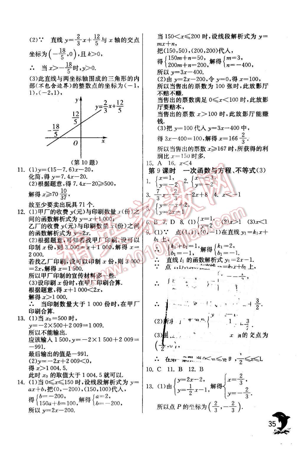 2016年實(shí)驗(yàn)班提優(yōu)訓(xùn)練八年級(jí)數(shù)學(xué)下冊(cè)人教版 第35頁(yè)