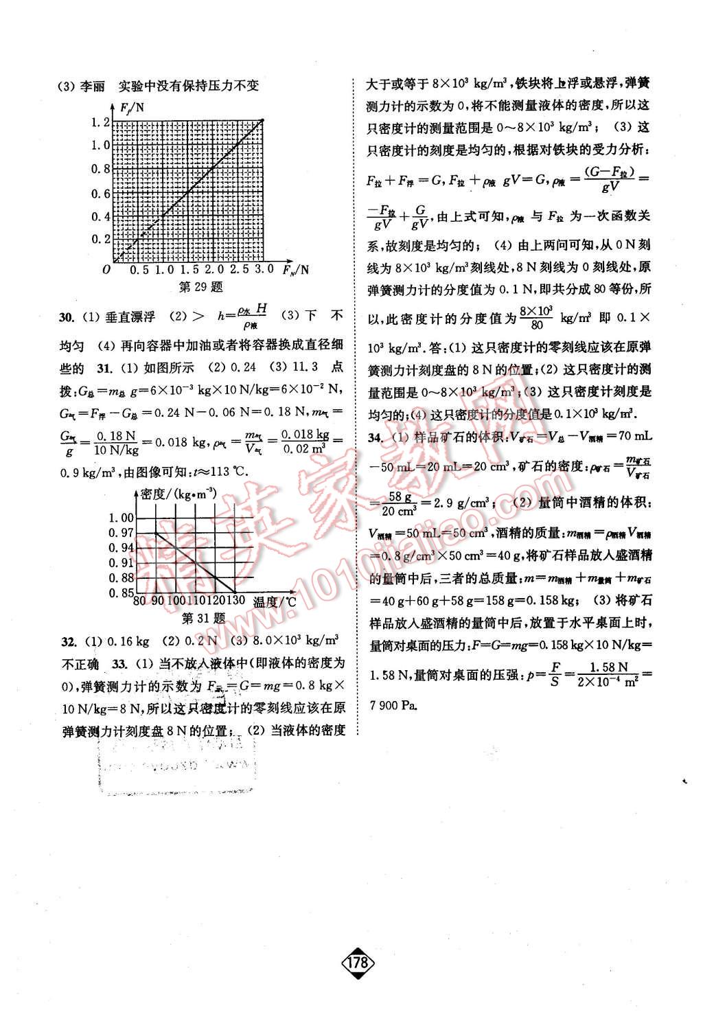 2016年轻松作业本八年级物理下册江苏版 第20页