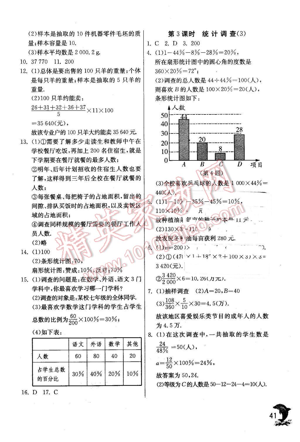 2016年實驗班提優(yōu)訓(xùn)練七年級數(shù)學(xué)下冊人教版 第41頁