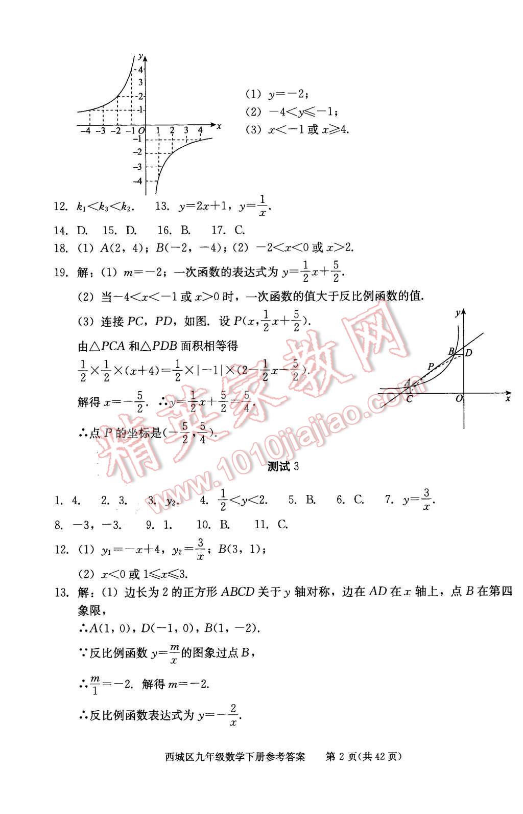 2016年學(xué)習(xí)探究診斷九年級(jí)數(shù)學(xué)下冊(cè)人教版 第2頁