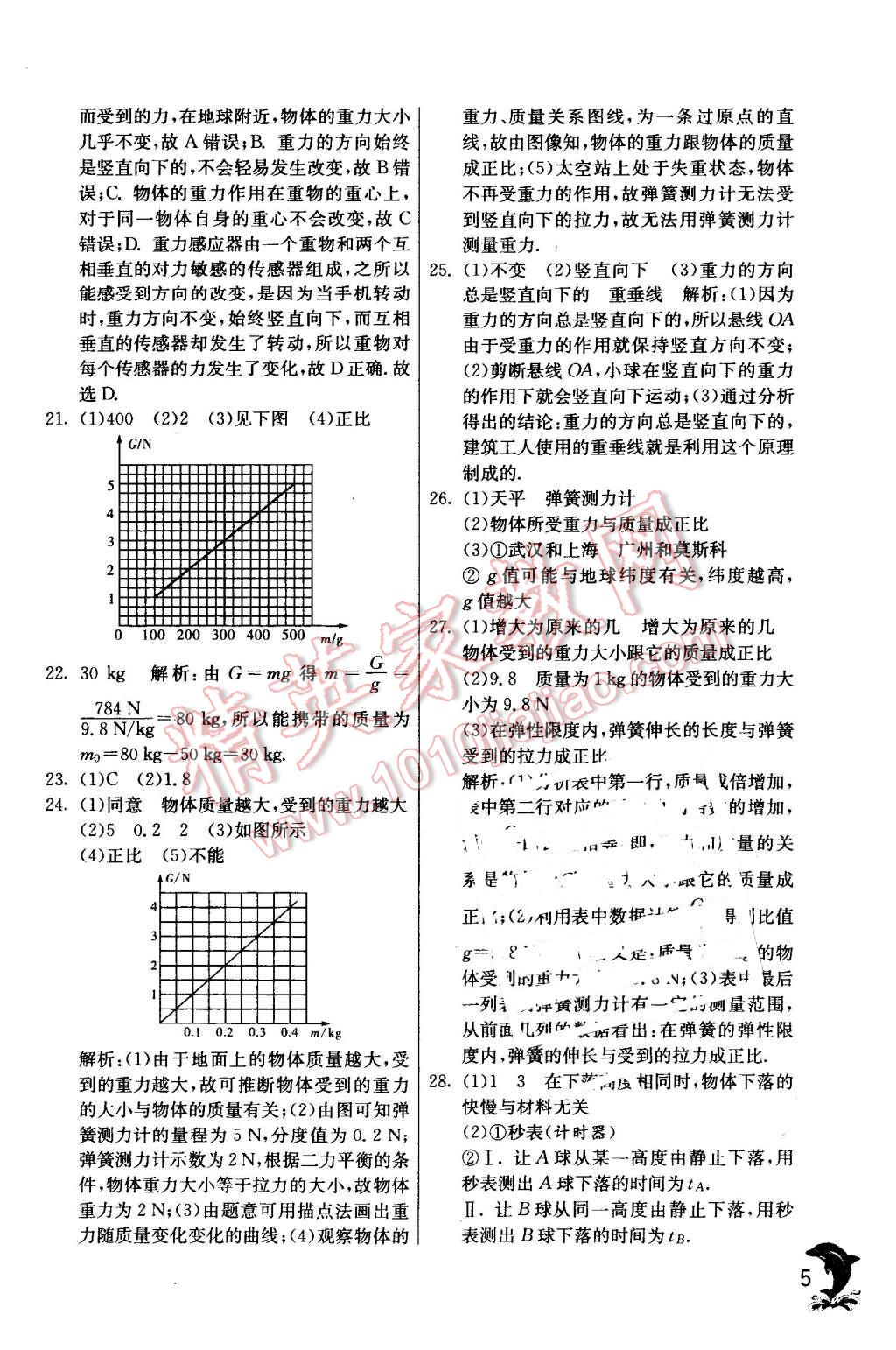 2016年實(shí)驗(yàn)班提優(yōu)訓(xùn)練八年級物理下冊滬粵版 第5頁