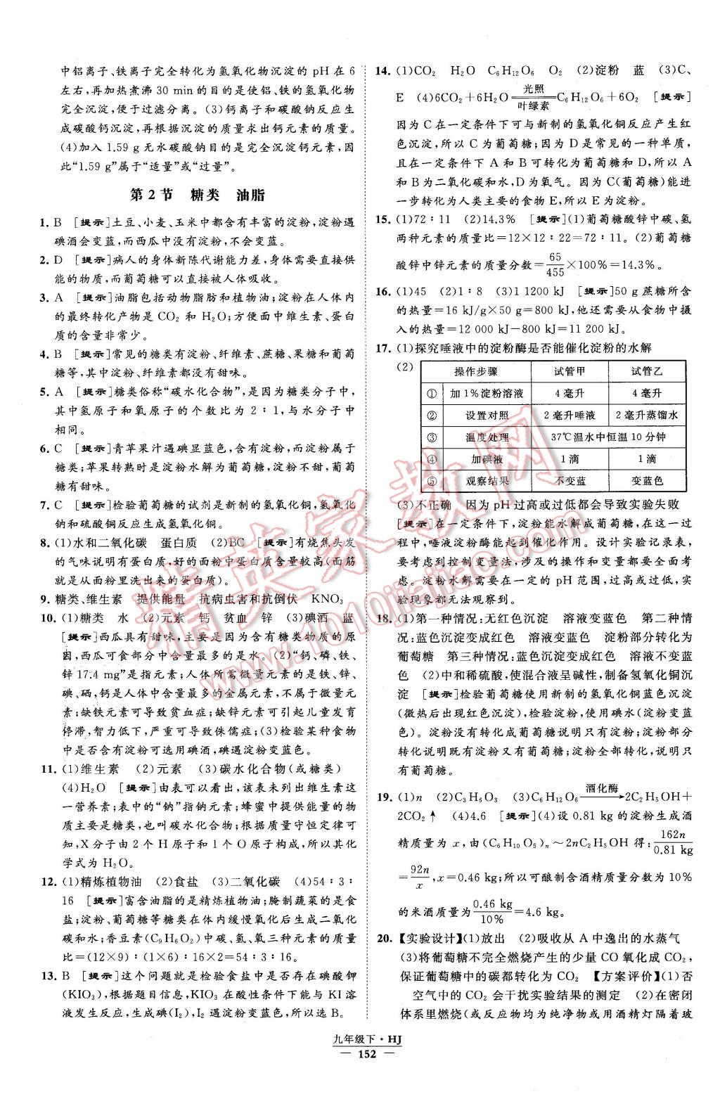 2016年經綸學典學霸九年級化學下冊滬教版 第22頁