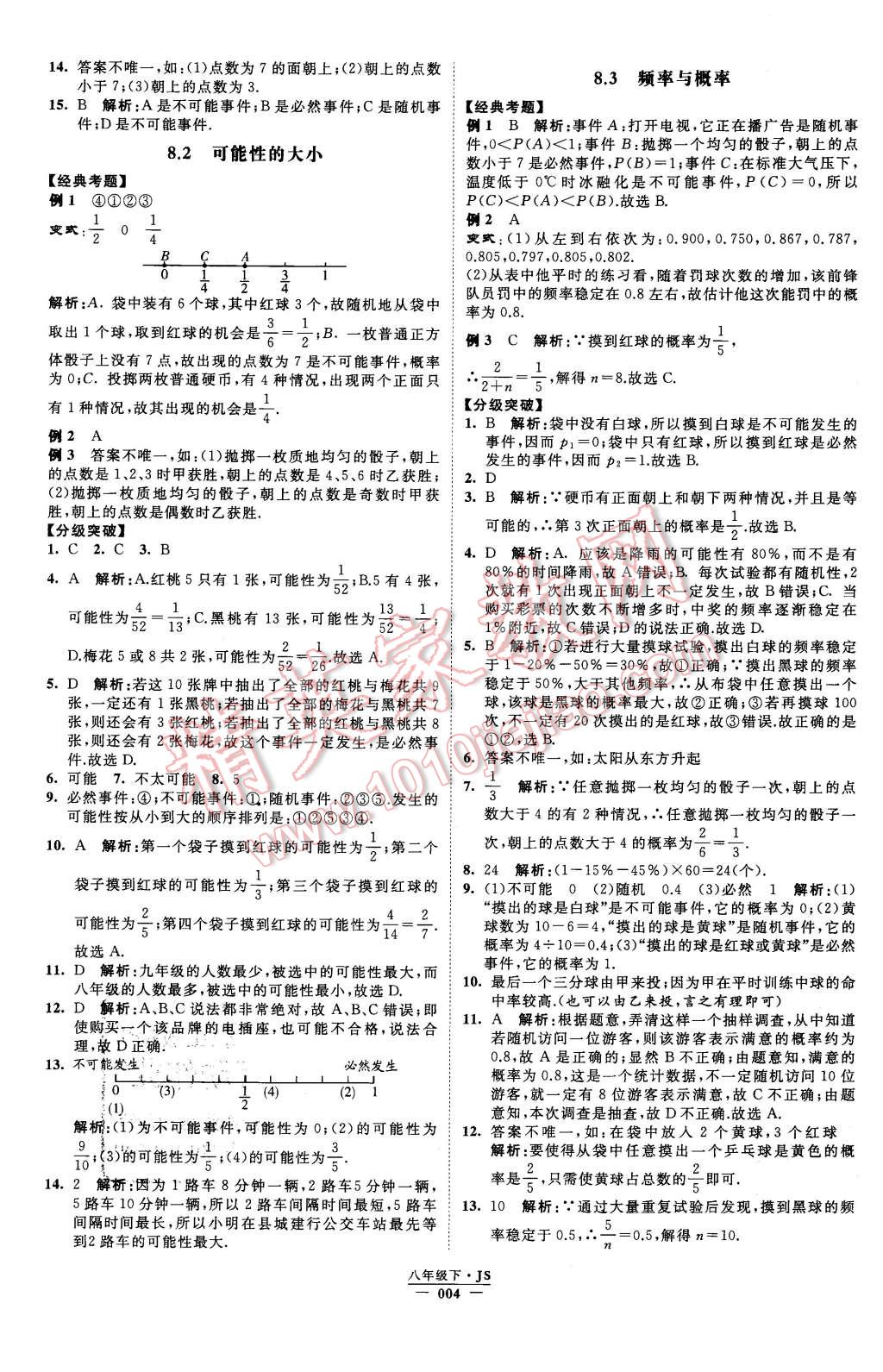 2016年經(jīng)綸學(xué)典學(xué)霸八年級數(shù)學(xué)下冊江蘇版 第4頁