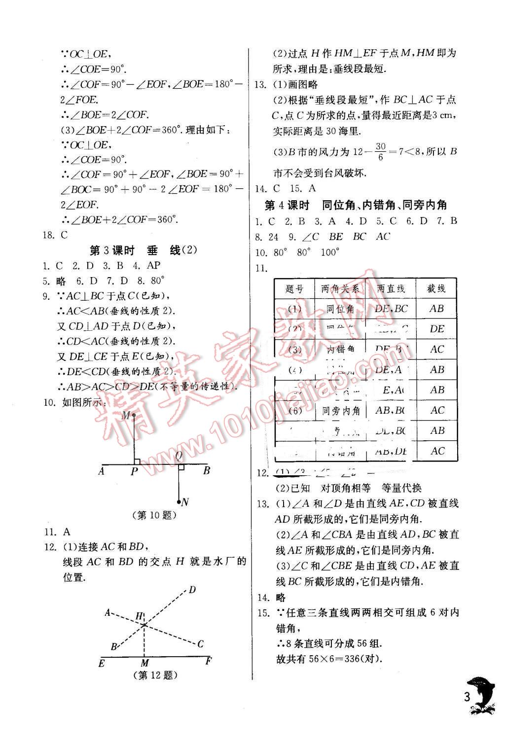 2016年實(shí)驗(yàn)班提優(yōu)訓(xùn)練七年級(jí)數(shù)學(xué)下冊(cè)人教版 第3頁