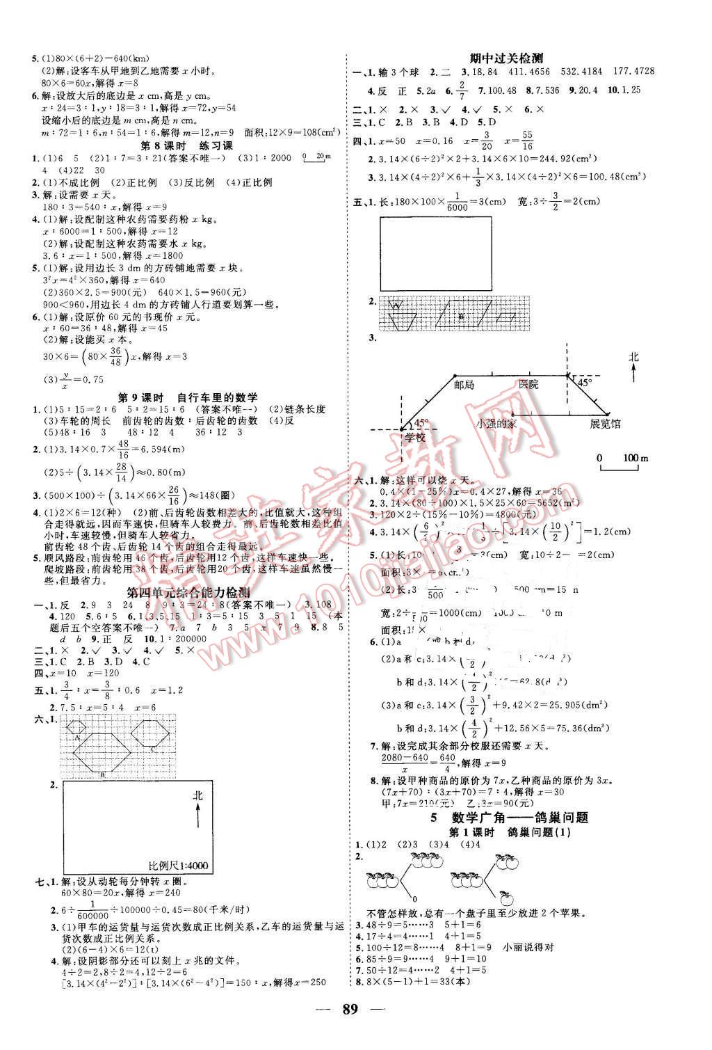 2016年陽光課堂課時(shí)優(yōu)化作業(yè)六年級(jí)數(shù)學(xué)下冊(cè)人教版 第5頁