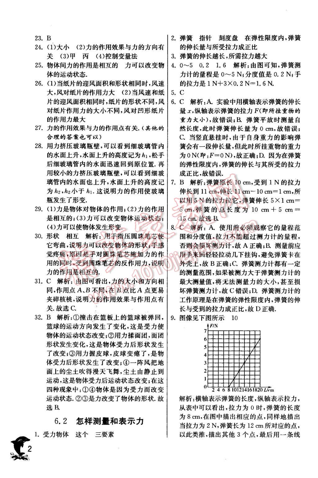 2016年實驗班提優(yōu)訓(xùn)練八年級物理下冊滬粵版 第2頁