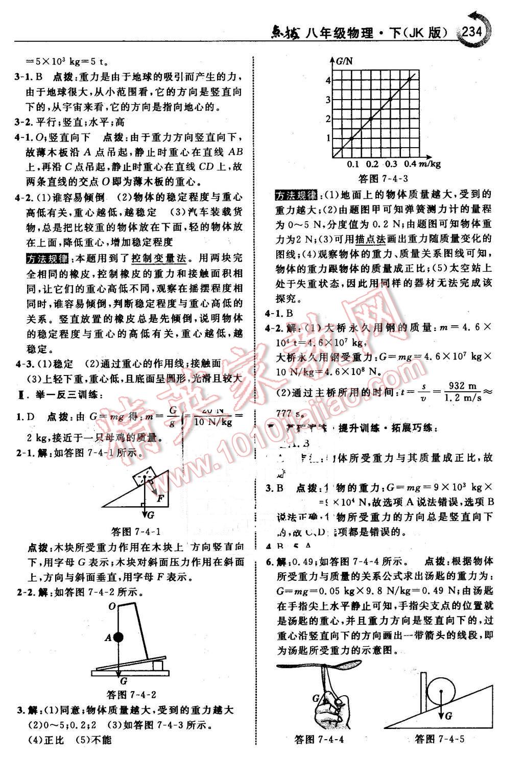 2016年特高級(jí)教師點(diǎn)撥八年級(jí)物理下冊(cè)教科版 第4頁(yè)