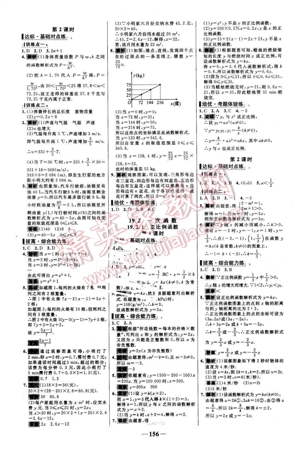 2016年世紀(jì)金榜百練百勝八年級(jí)數(shù)學(xué)下冊(cè)人教版 第14頁(yè)