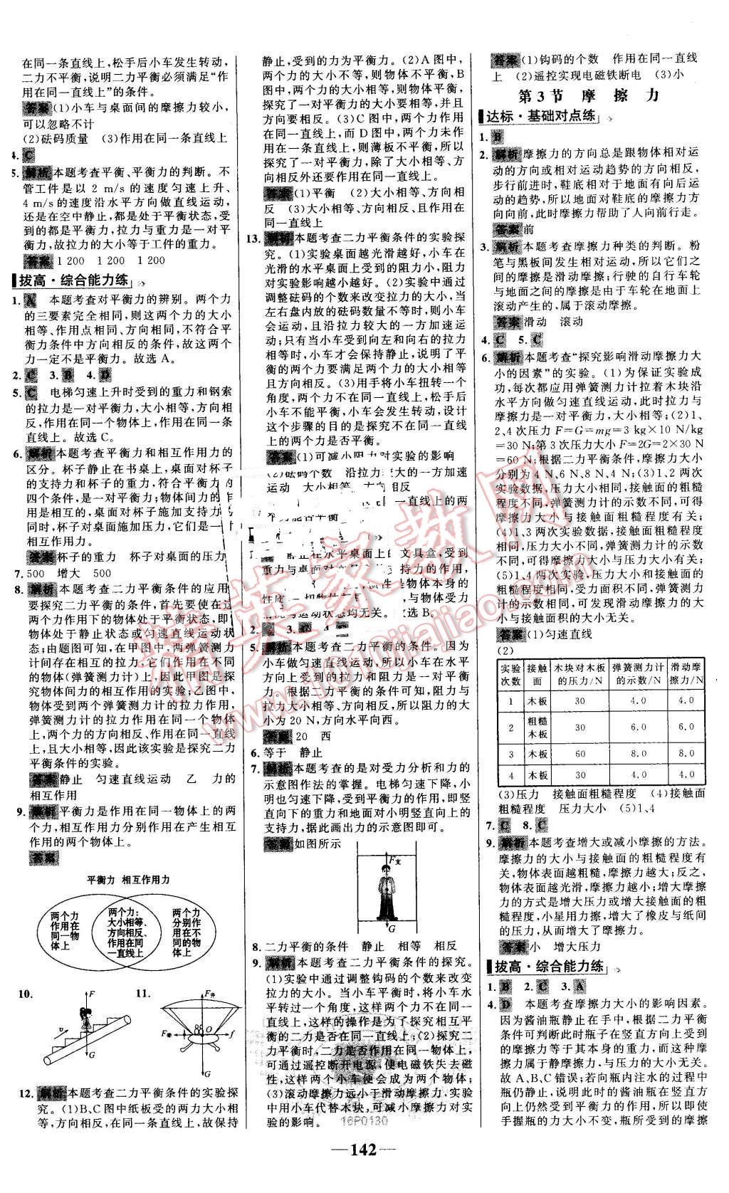 2016年世纪金榜百练百胜八年级物理下册人教版 第4页