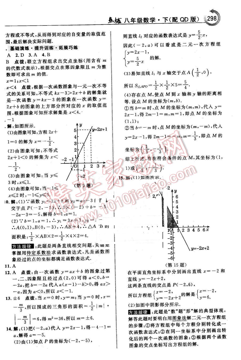 2016年特高級教師點撥八年級數(shù)學(xué)下冊青島版 第44頁