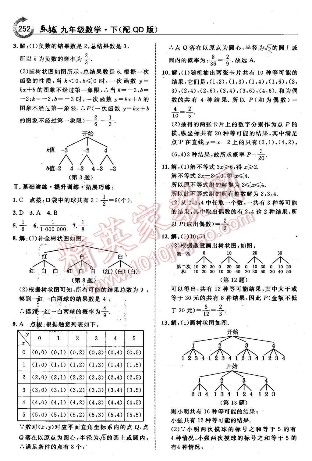 2016年特高級(jí)教師點(diǎn)撥九年級(jí)數(shù)學(xué)下冊(cè)青島版 第38頁(yè)