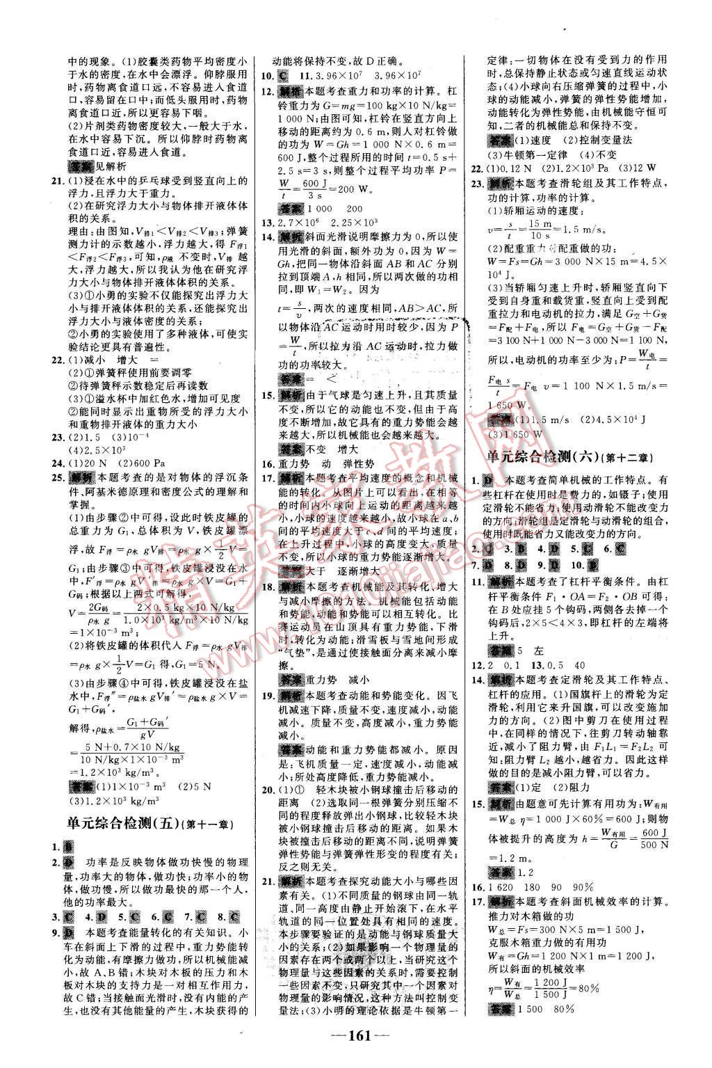 2016年世纪金榜百练百胜八年级物理下册人教版 第23页