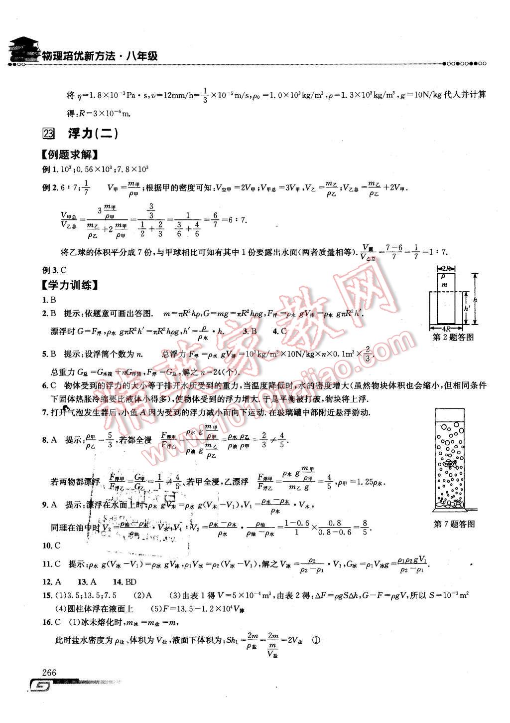 2016年物理培優(yōu)新方法八年級(jí)第八版 第23頁