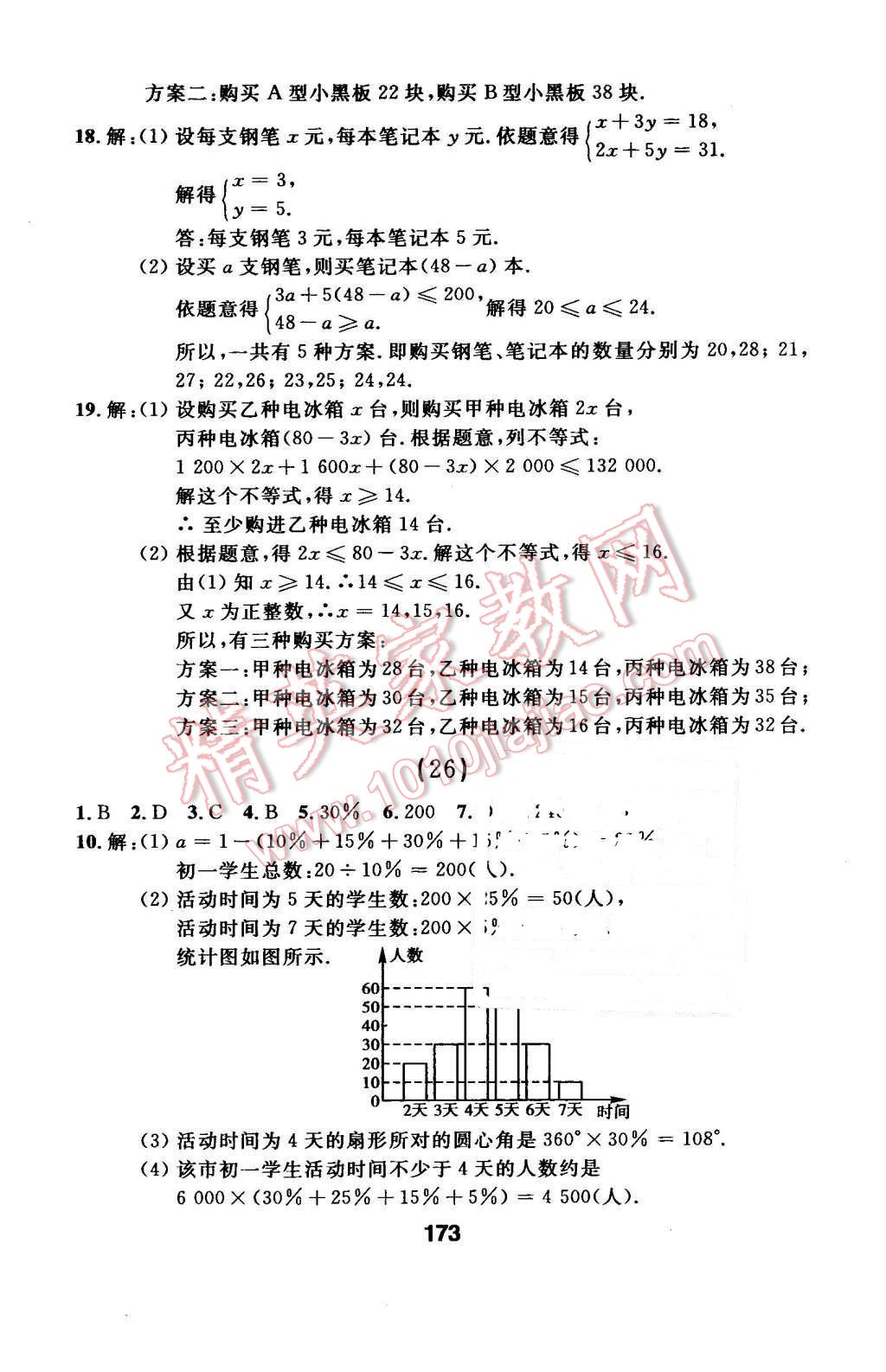 2016年试题优化课堂同步七年级数学下册人教版 第13页