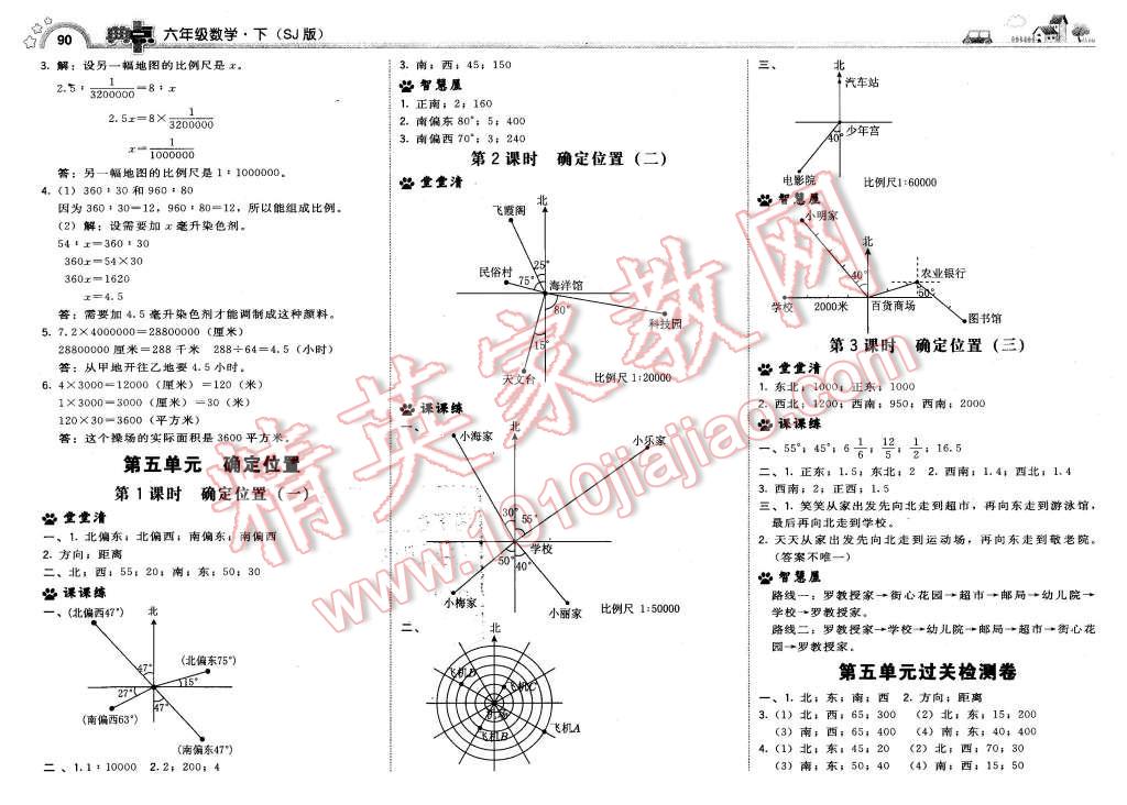 2016年综合应用创新题典中点六年级数学下册苏教版 第8页