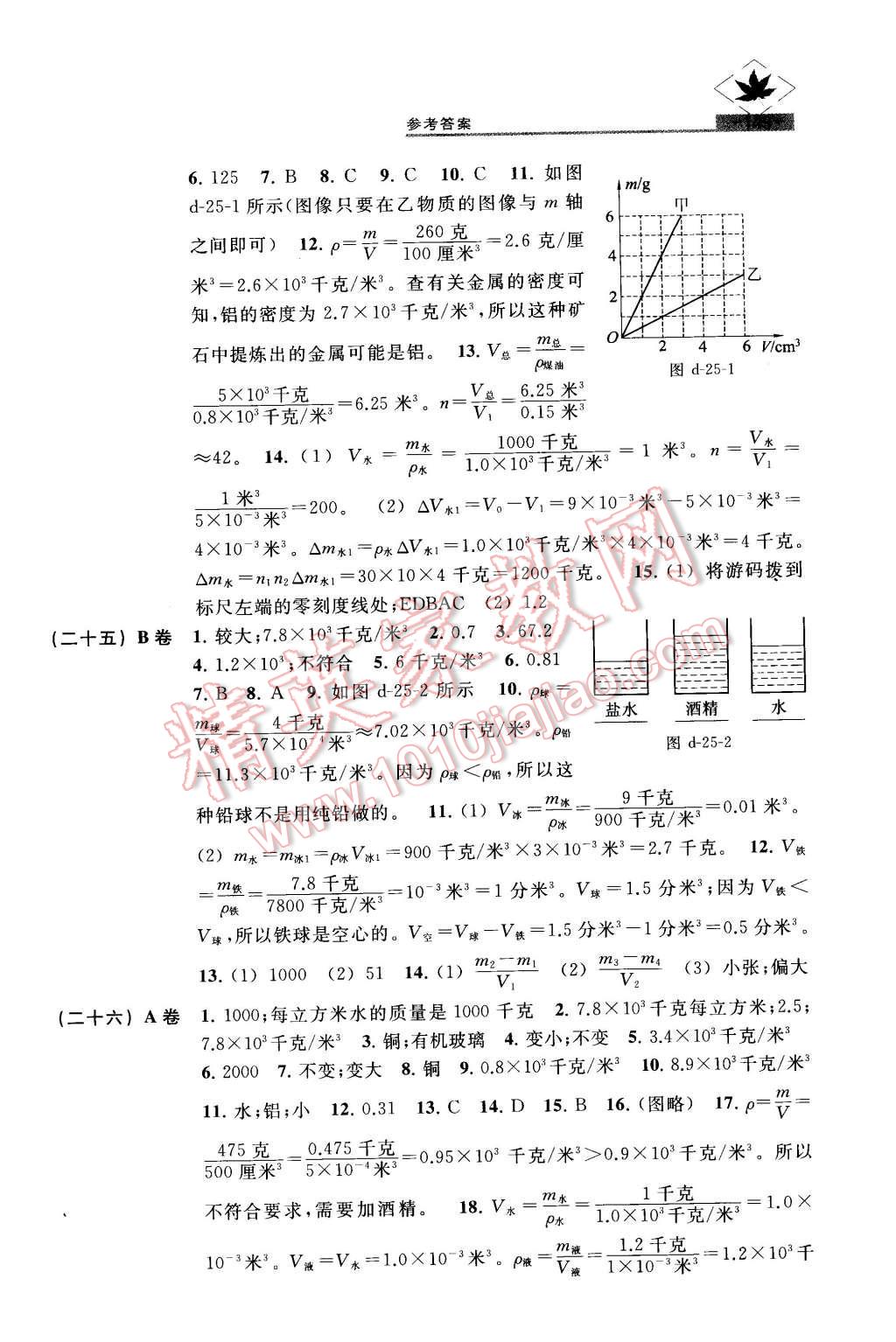 2016年名牌學(xué)校分層課課練八年級物理第二學(xué)期 第10頁