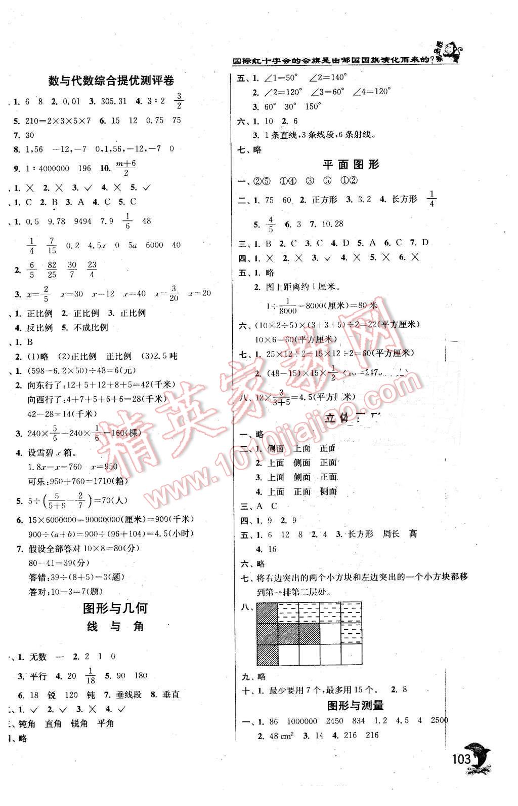 2016年實(shí)驗(yàn)班提優(yōu)訓(xùn)練六年級(jí)數(shù)學(xué)下冊(cè)北師大版 第11頁(yè)