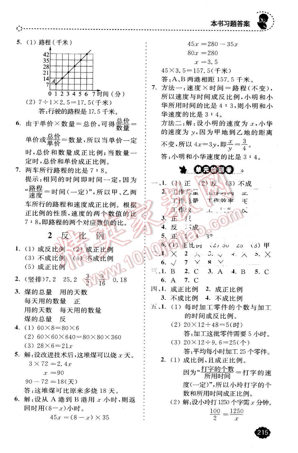 2016年全易通小學數(shù)學六年級下冊冀教版 第3頁