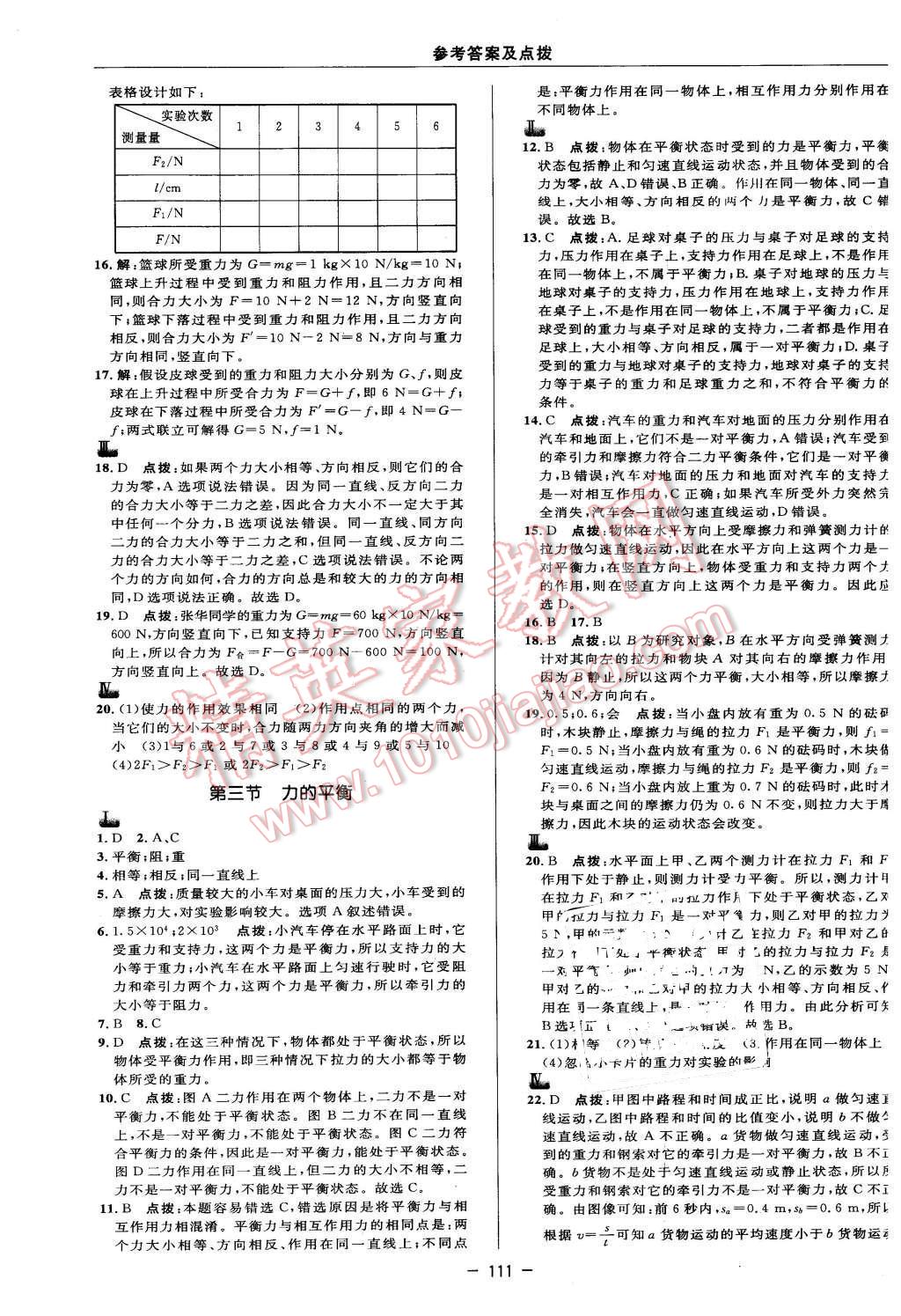 2016年綜合應用創(chuàng)新題典中點八年級物理下冊滬科版 第9頁