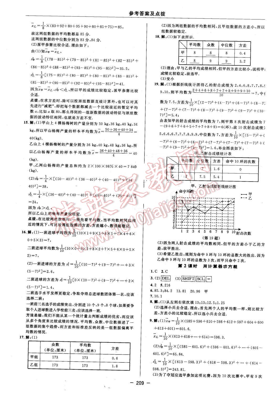 2016年綜合應用創(chuàng)新題典中點八年級數(shù)學下冊華師大版 第47頁