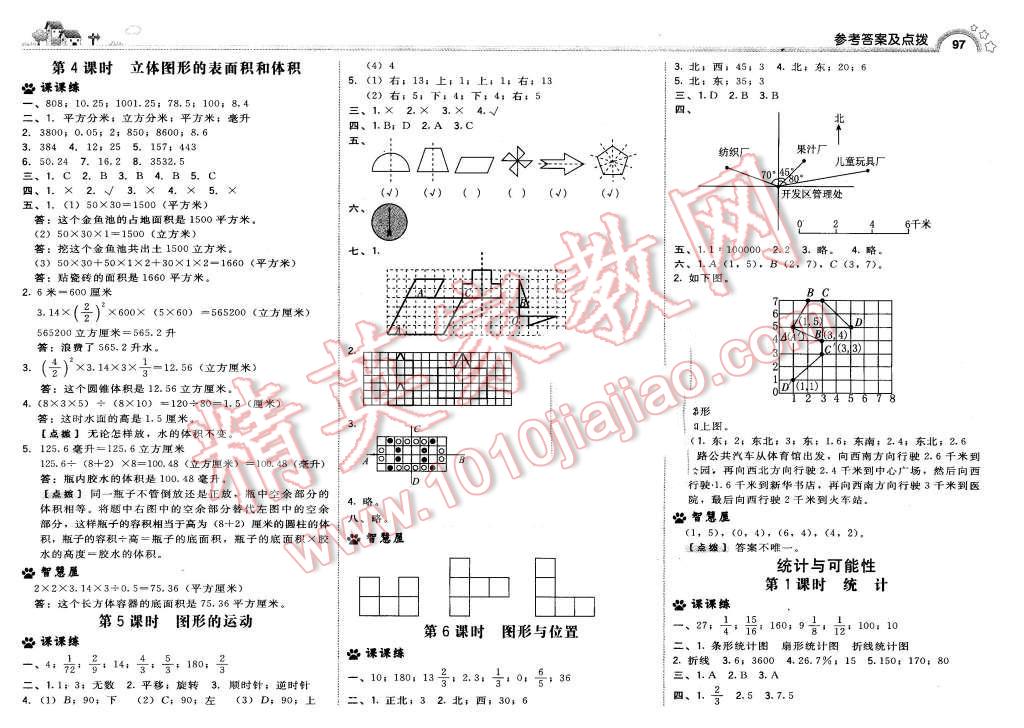 2016年綜合應用創(chuàng)新題典中點六年級數(shù)學下冊蘇教版 第15頁