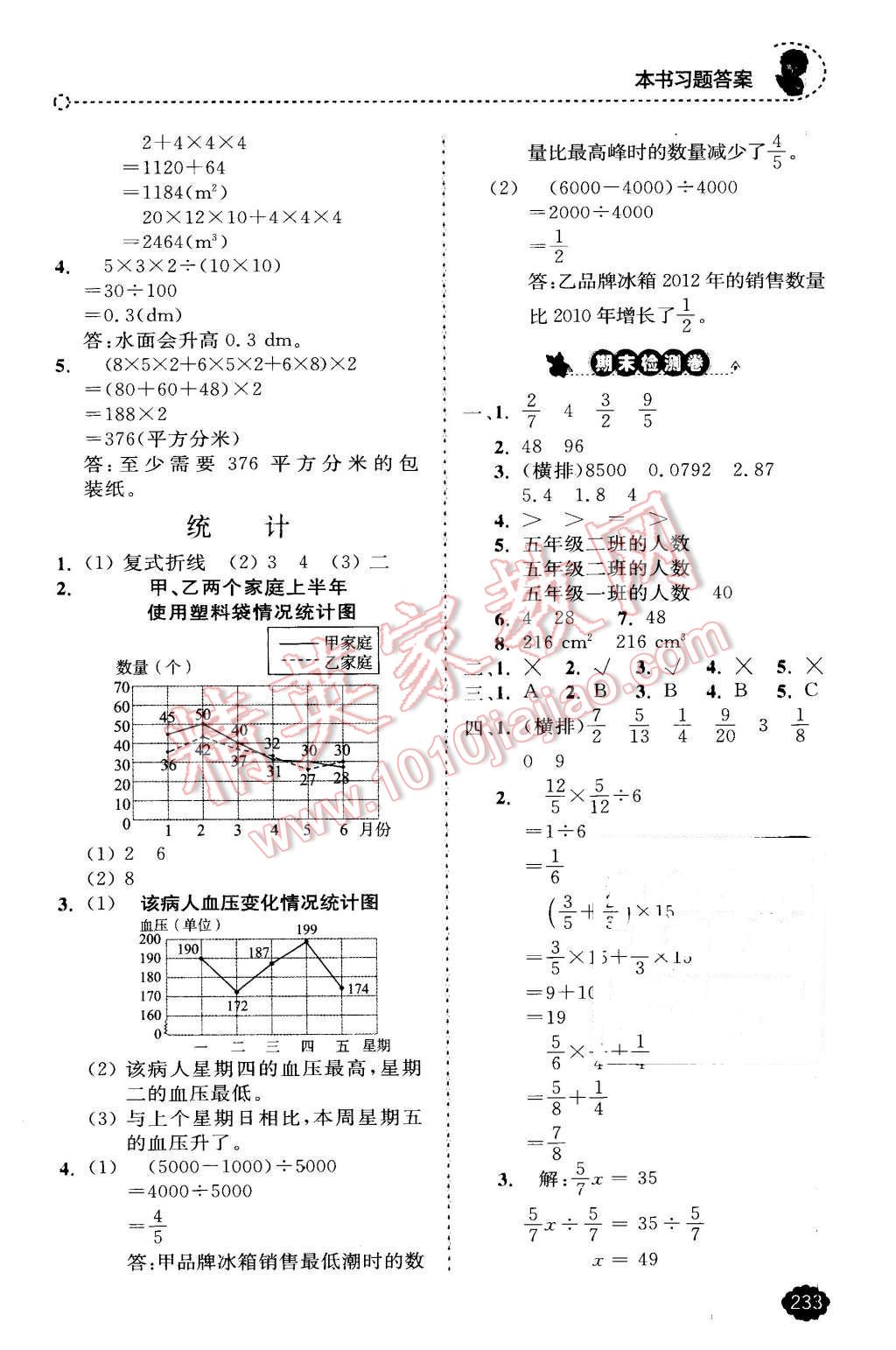 2016年全易通小學(xué)數(shù)學(xué)五年級下冊冀教版 第21頁