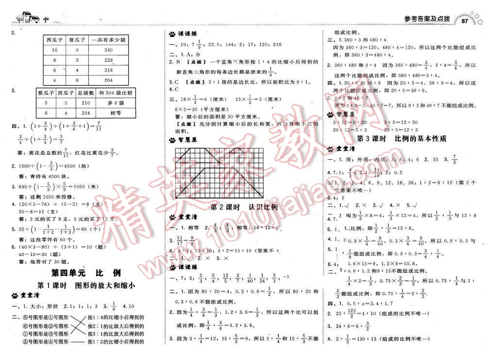 2016年综合应用创新题典中点六年级数学下册苏教版 第5页