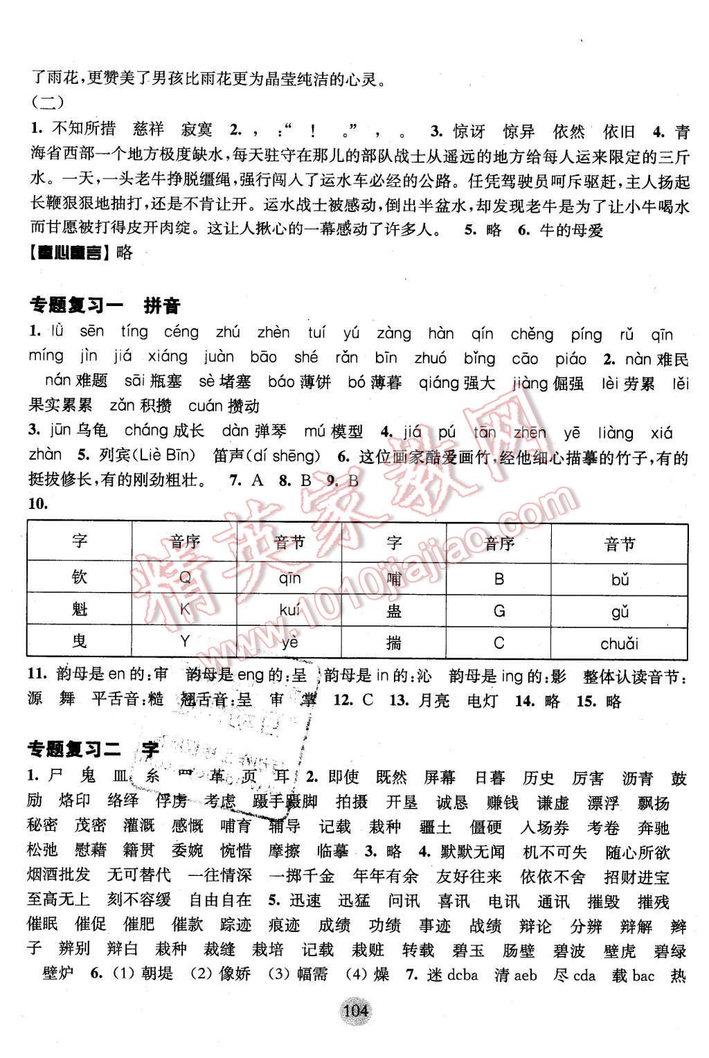 2016年期終沖刺百分百五年級語文第二學(xué)期 第8頁