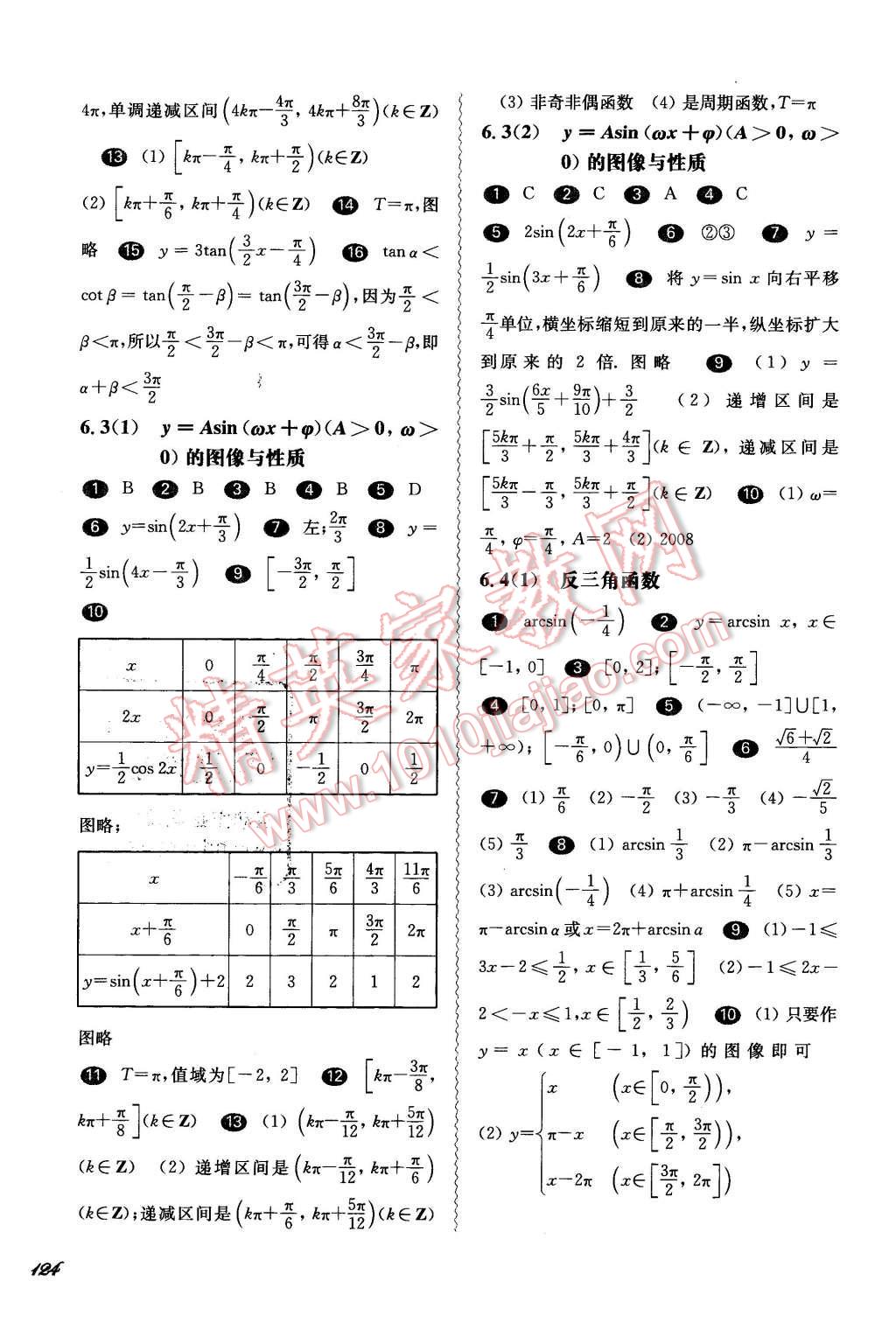 2016年華東師大版一課一練高一數(shù)學(xué)第二學(xué)期 第11頁(yè)