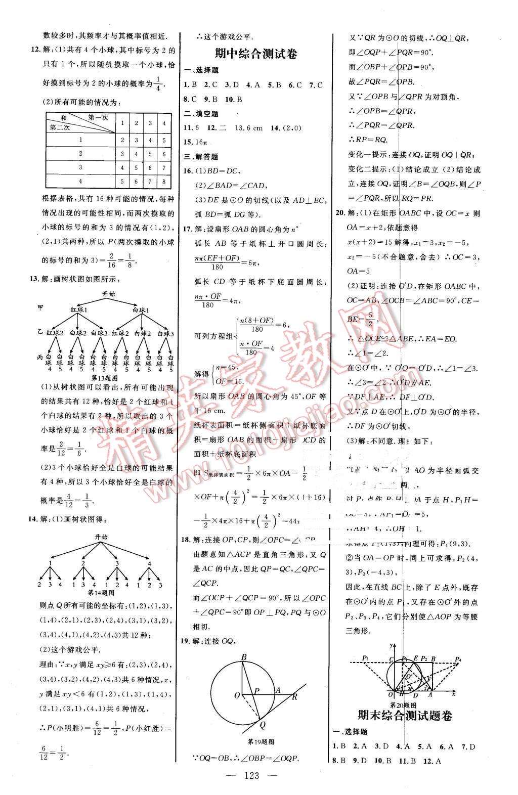 2016年细解巧练九年级数学下册鲁教版 第22页