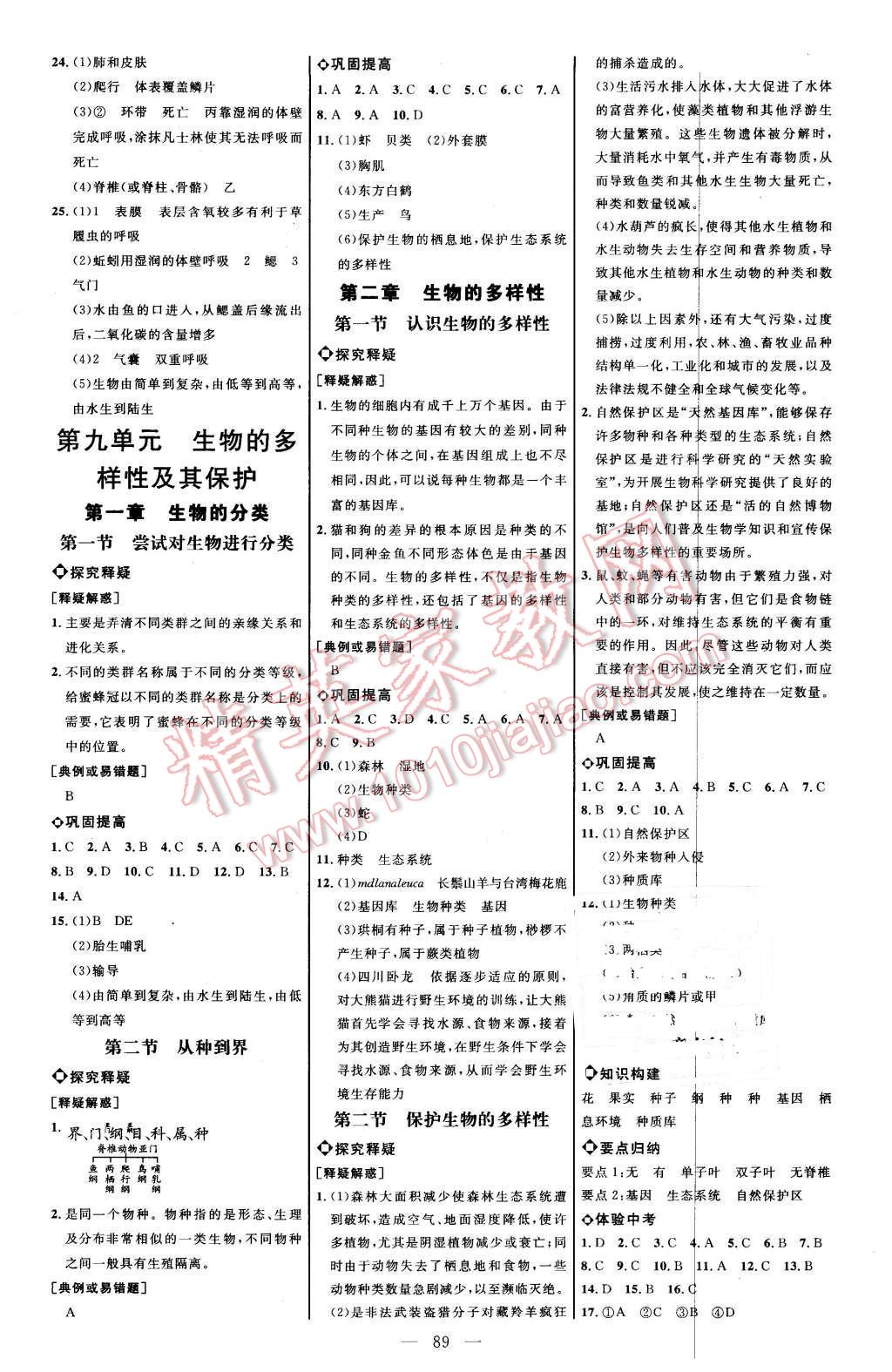 2016年細(xì)解巧練八年級(jí)生物下冊(cè)魯科版 第4頁(yè)