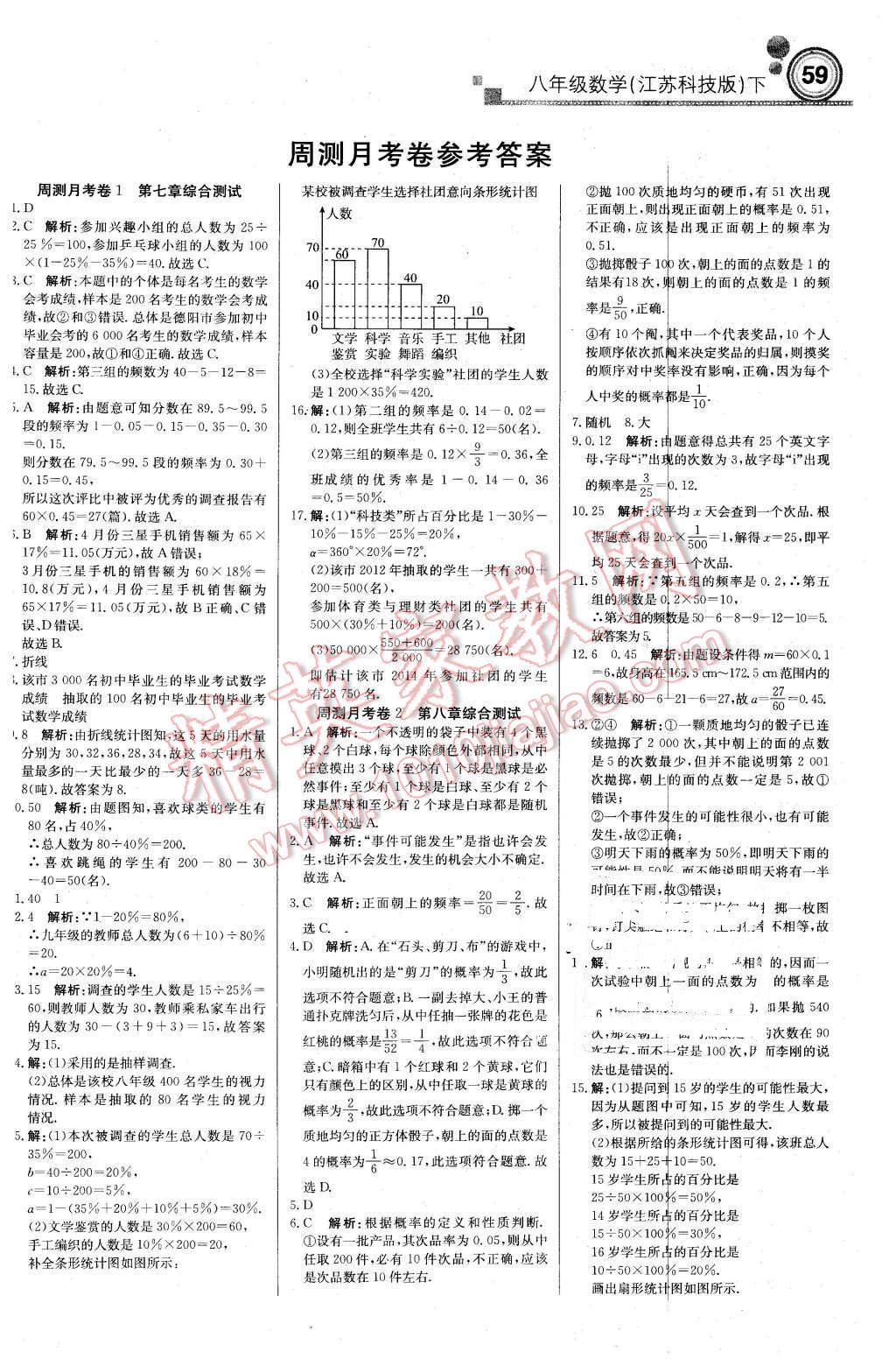 2016年輕巧奪冠周測月考直通中考八年級數(shù)學下冊蘇科版 第11頁