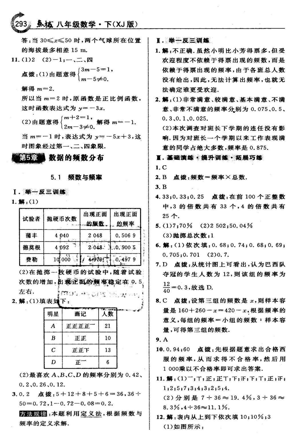 2016年特高級(jí)教師點(diǎn)撥八年級(jí)數(shù)學(xué)下冊(cè)湘教版 第四章  一次函數(shù)第66頁(yè)