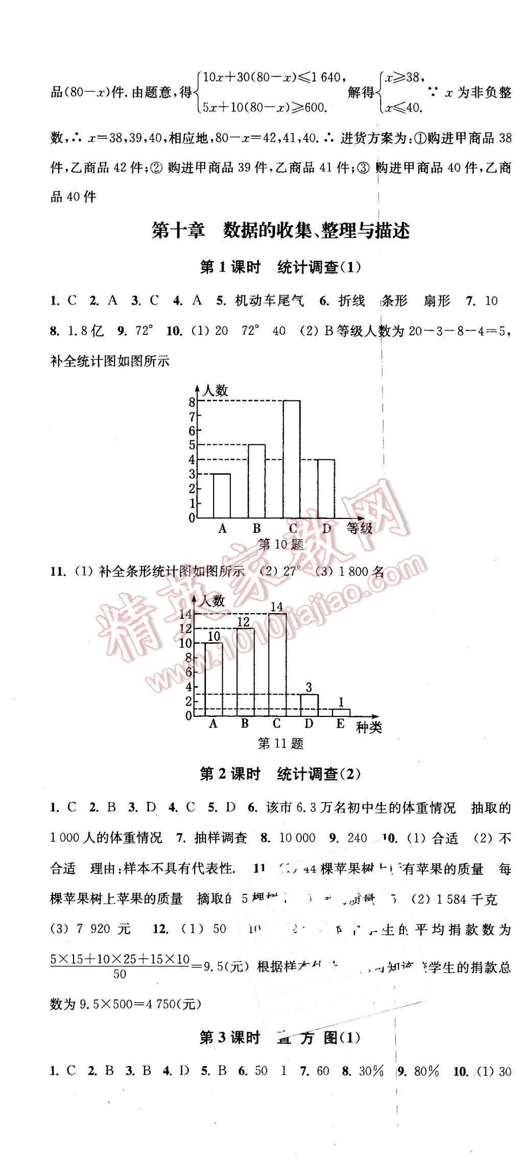 2016年通城学典活页检测七年级数学下册人教版 第13页