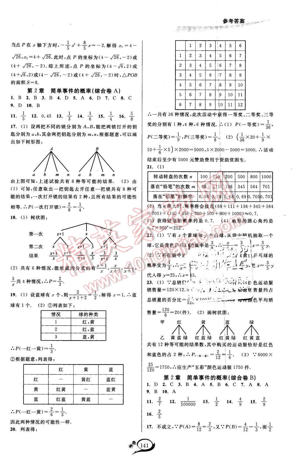 2015年走進重高培優(yōu)講義九年級數(shù)學全一冊浙教版 第5頁