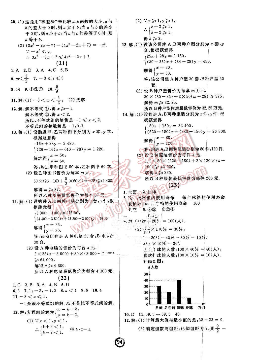 2016年誠(chéng)成教育學(xué)業(yè)評(píng)價(jià)七年級(jí)數(shù)學(xué)下冊(cè)人教版 第6頁(yè)