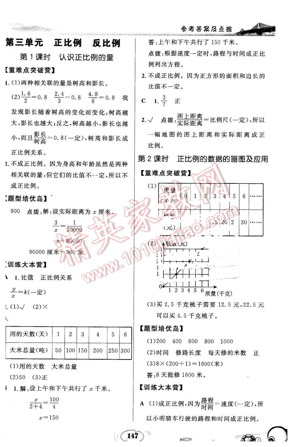 2016年特高級教師點撥六年級數(shù)學下冊冀教版 第5頁