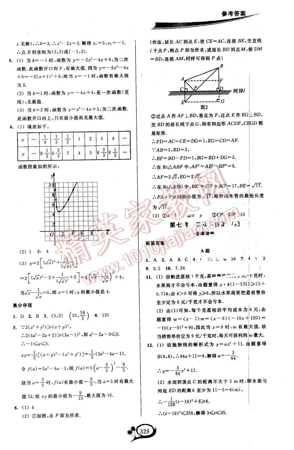 2015年走進(jìn)重高培優(yōu)講義九年級(jí)數(shù)學(xué)全一冊人教A版 第9頁