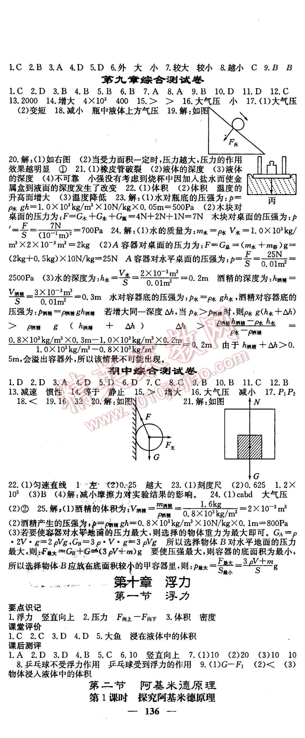 2016年課堂點睛八年級物理下冊人教版 第5頁