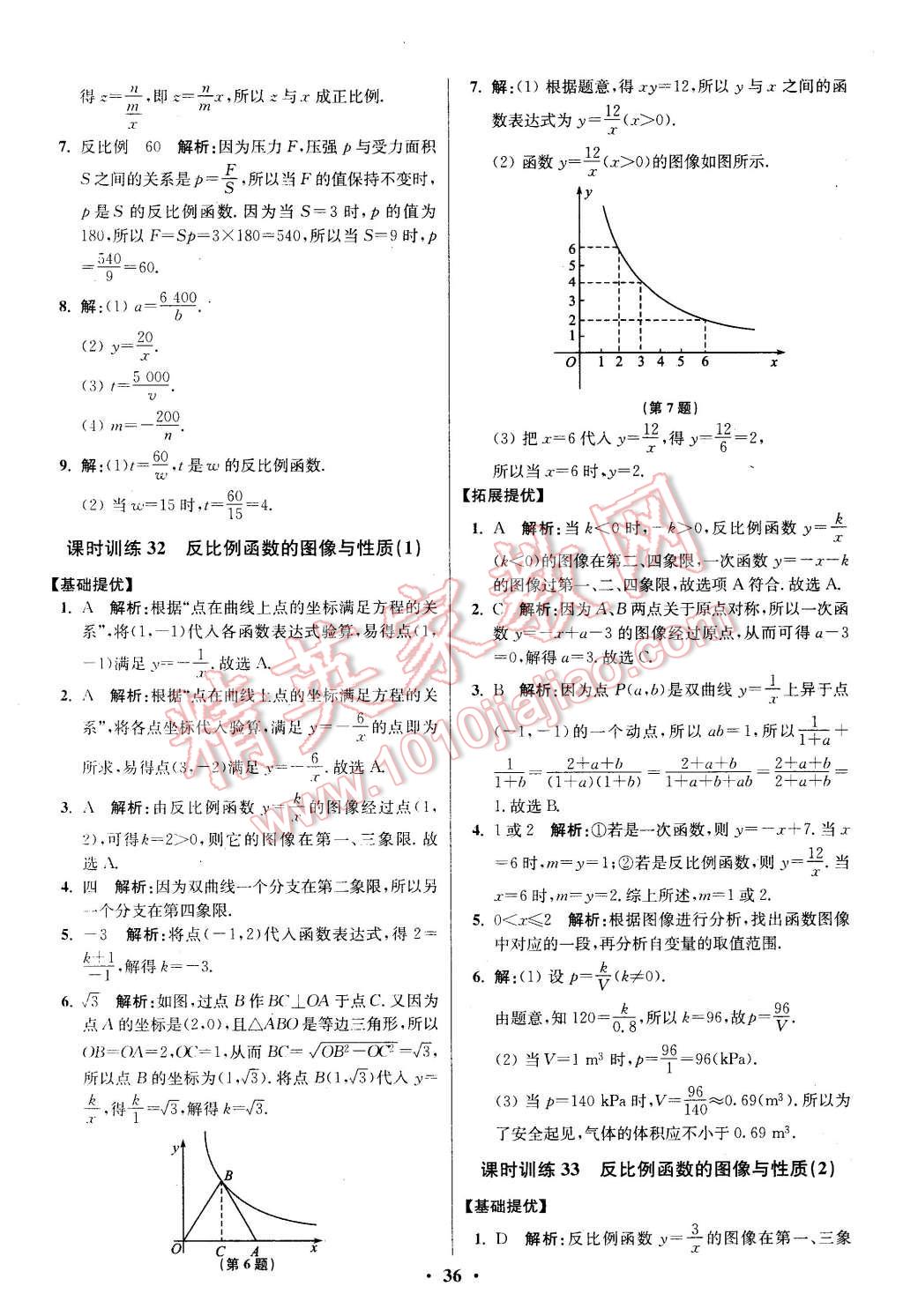 2016年初中数学小题狂做八年级下册苏科版提优版 第36页