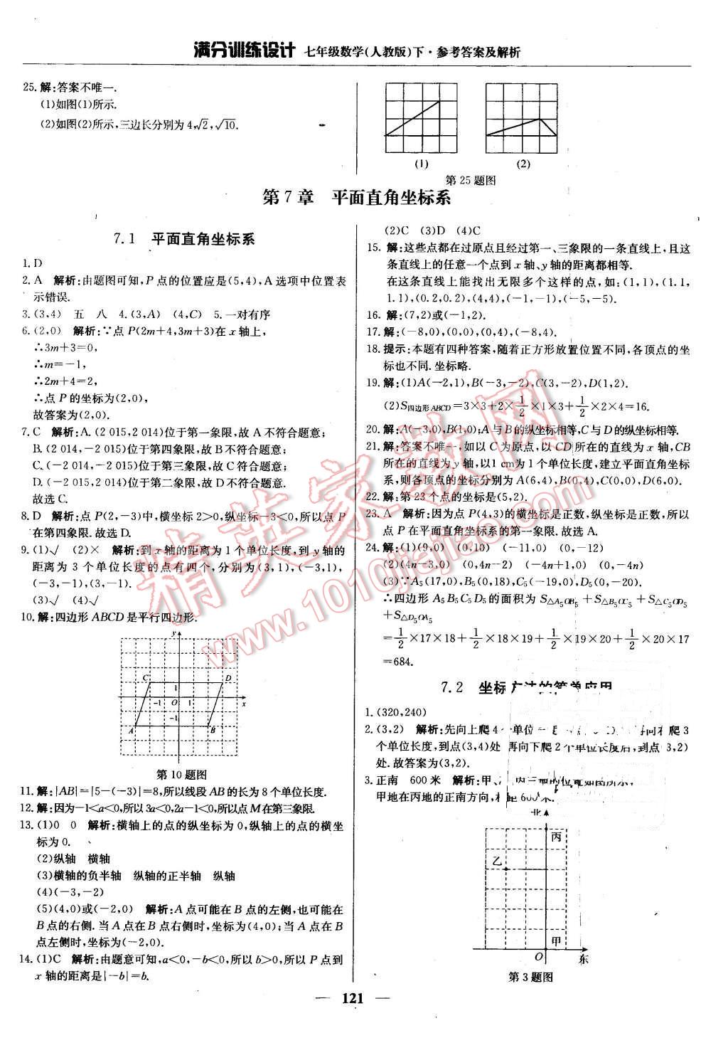 2016年滿分訓(xùn)練設(shè)計(jì)七年級數(shù)學(xué)下冊人教版 第10頁