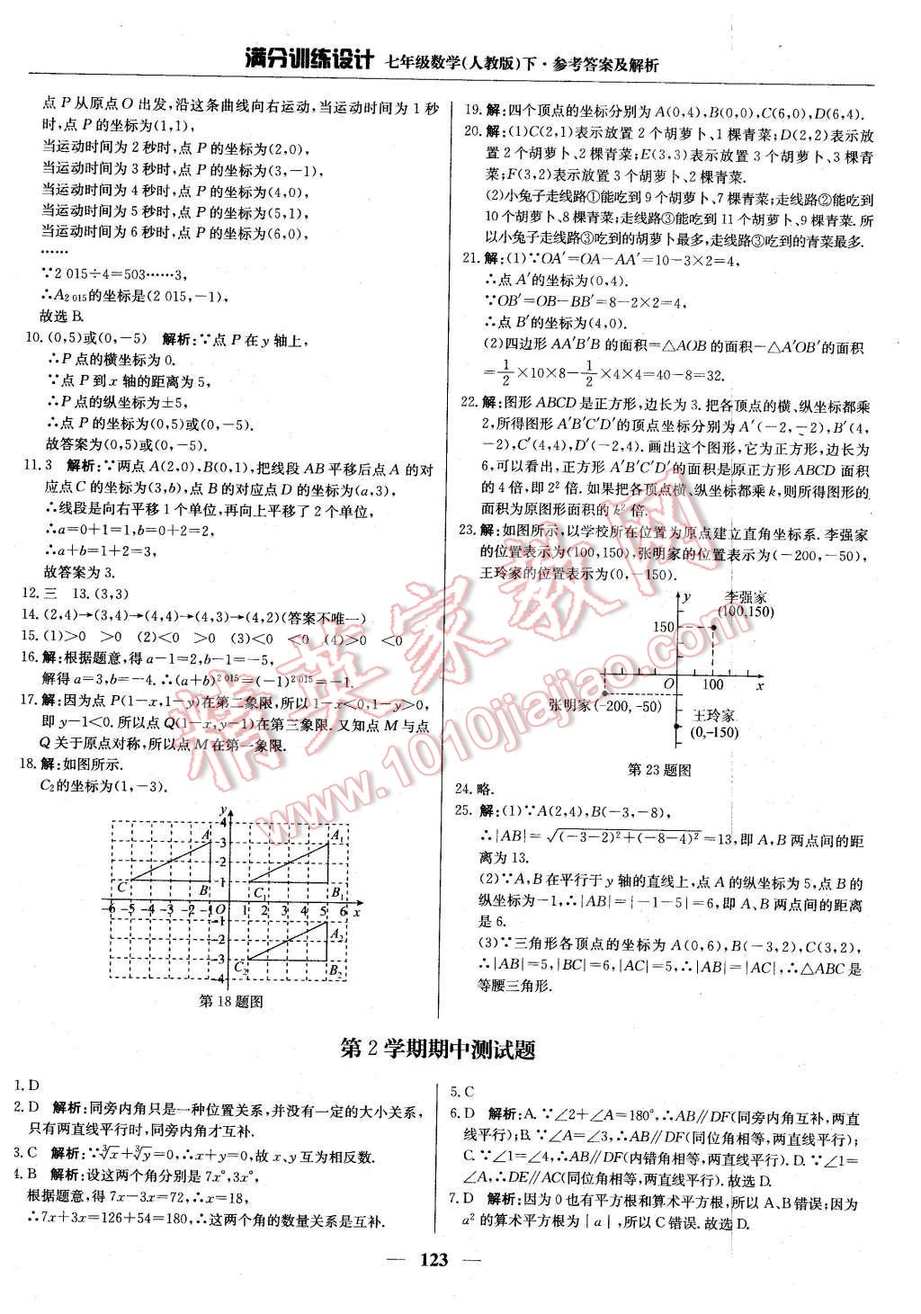 2016年滿分訓(xùn)練設(shè)計七年級數(shù)學(xué)下冊人教版 第12頁