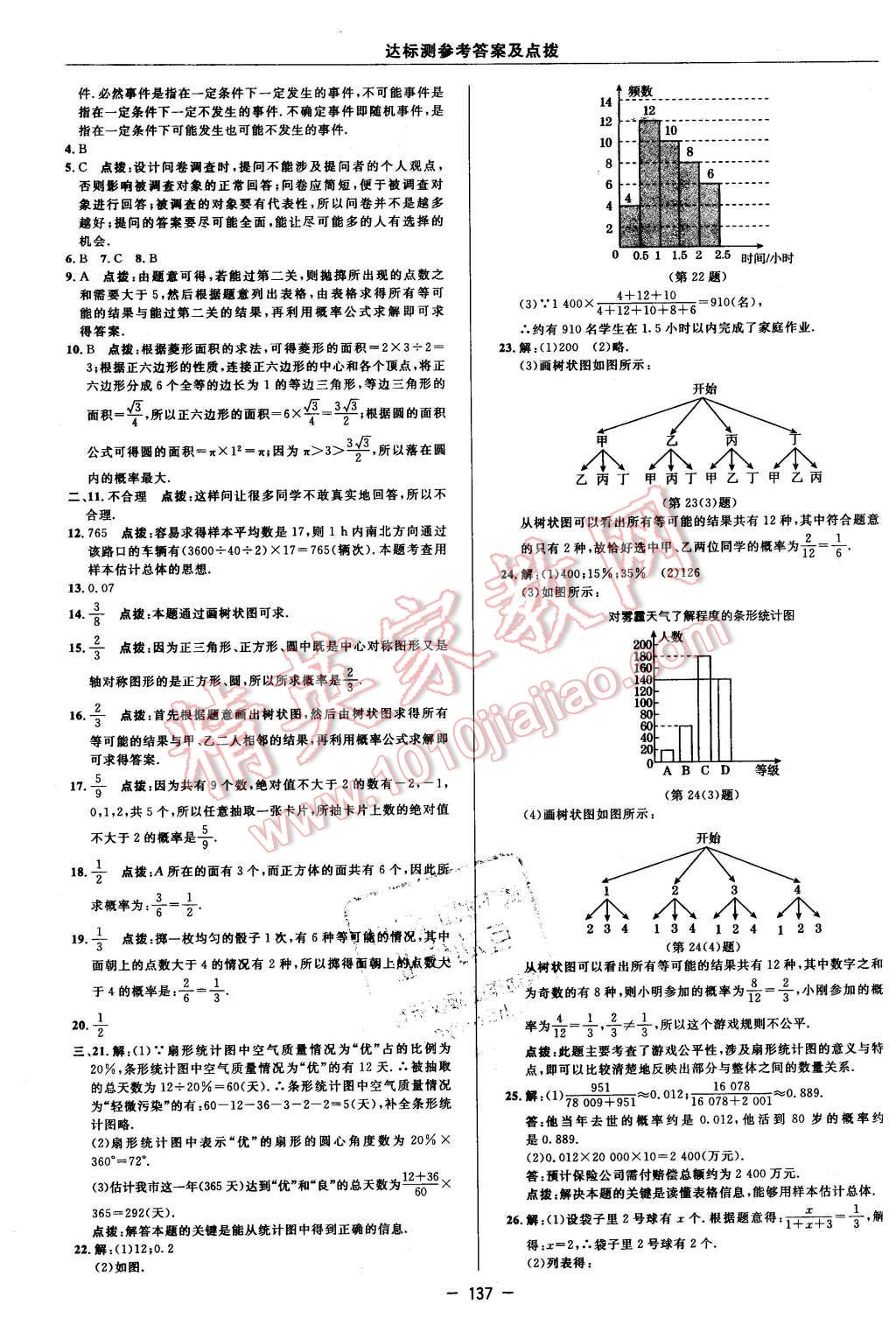 2016年點(diǎn)撥訓(xùn)練九年級(jí)數(shù)學(xué)下冊(cè)蘇科版 第7頁(yè)